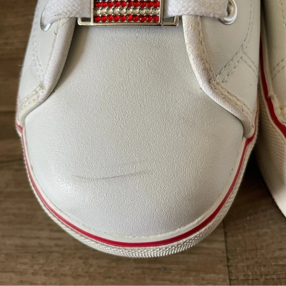 VTG Y2K Skechers Somethin Else Platform Mules Slip On USA FLAG RARE size 8.5 - Picture 3 of 9